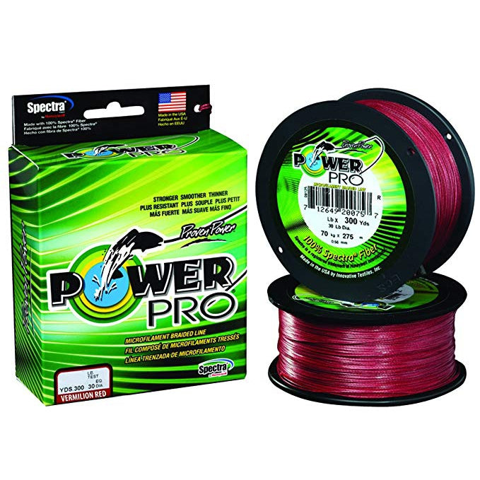 PowerPro Braided Fishing Line, Maxcuatro 20Lb 1500Yd Mossgrn, [33400201500E]