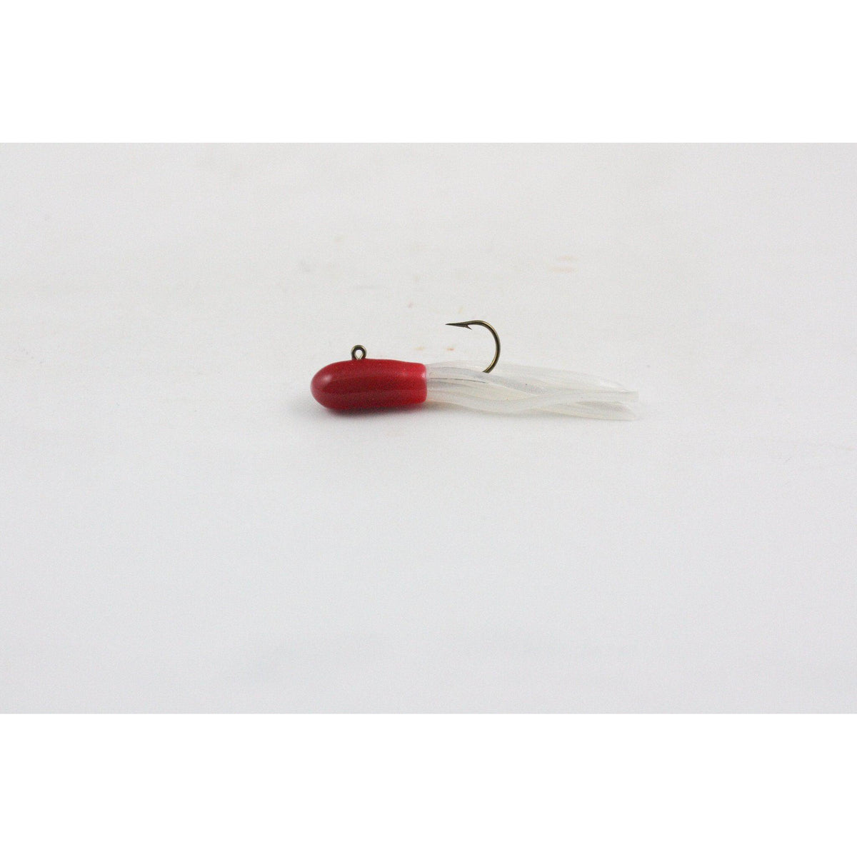 Apex Tackle SLT Mini-Tube Fishing Lures, 1.5-in, Red/Chartreuse