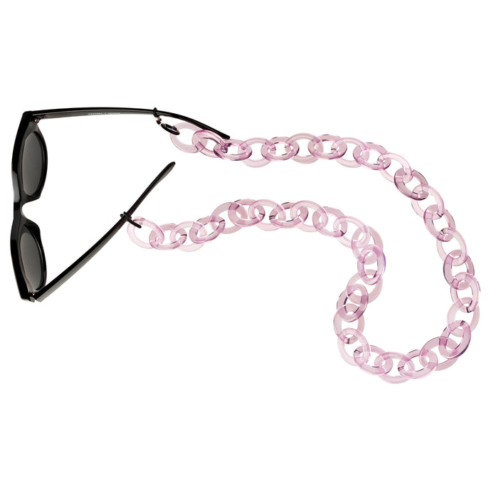 TIEFENBACHER LEHMANN Brillenkette Betty, purple transparent