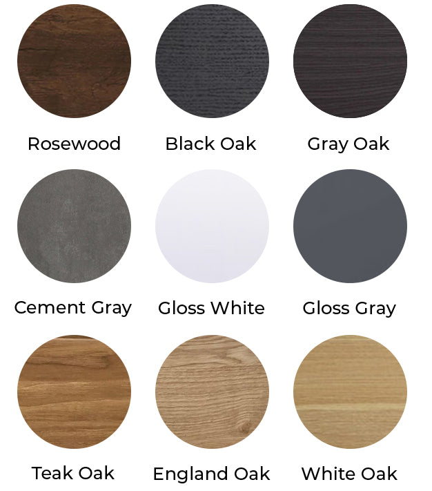 Monterey Side Cabinet Color Selections