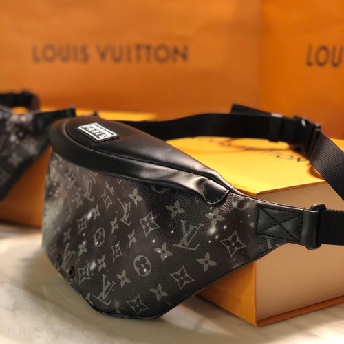 LV Multiple Wallet Monogram Galaxy Black/Grey Multicolor