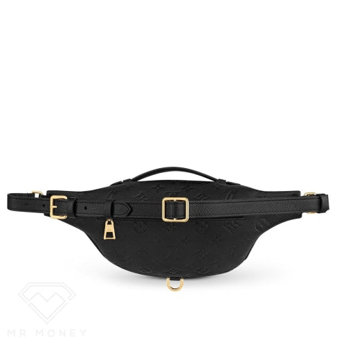 Louis Vuitton Monogram Empreinte Bum Bag Black Noir Leather Travel Fanny  Pack