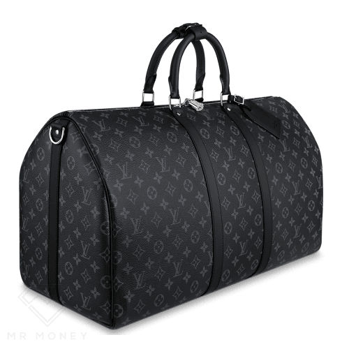 Louis Vuitton Keepall 50B Monogram Bandana Bleached Blue in Cowhide Leather  with Silver-tone - US