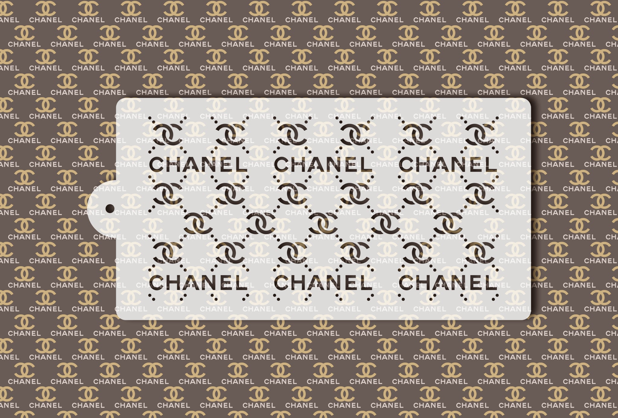 Download Gold Chanel Logo Patterns Wallpaper  Wallpaperscom