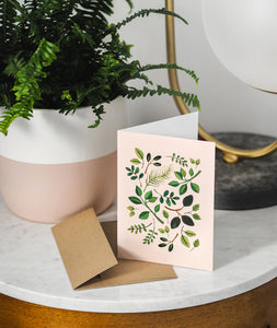 Botanical Card Set.