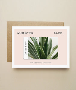 Physical Gift Card - Ansel & Ivy