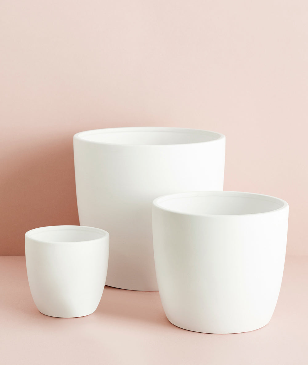 Hayes Pot Set, White