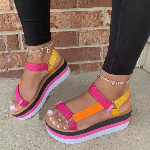 cute colorful sandals