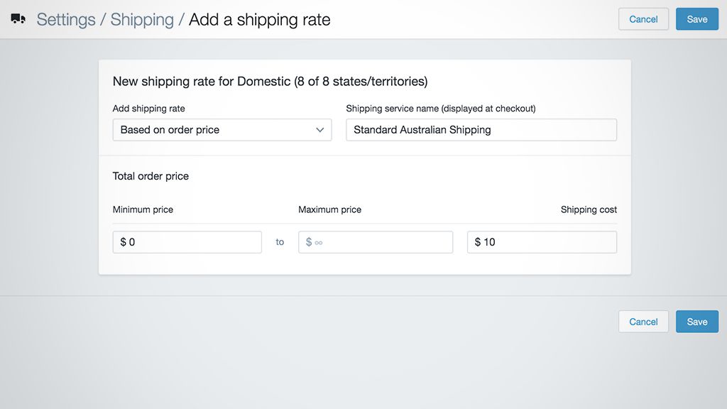 Configure Shipping for Shopify Store