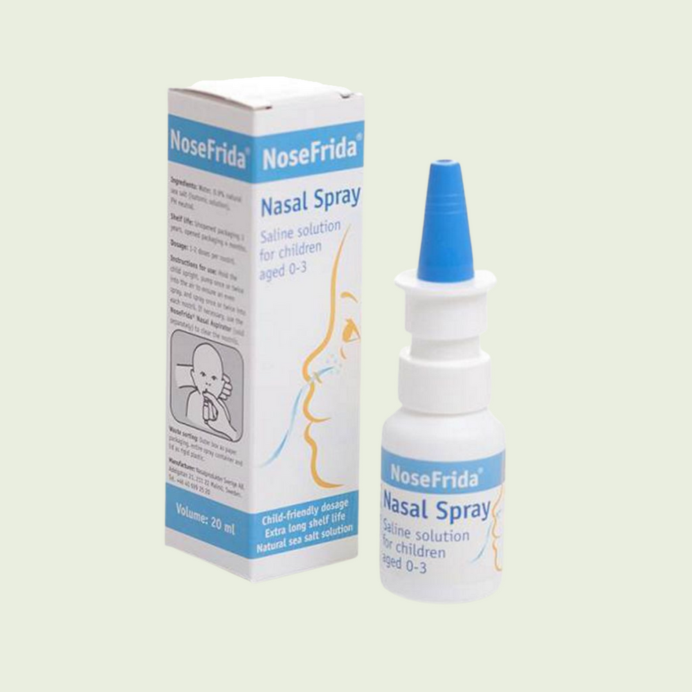 NoseFrida The Snotsucker Value Pack ( Nose Frida Nasal Aspirator + case,  Saline Spray, Extra Filters)