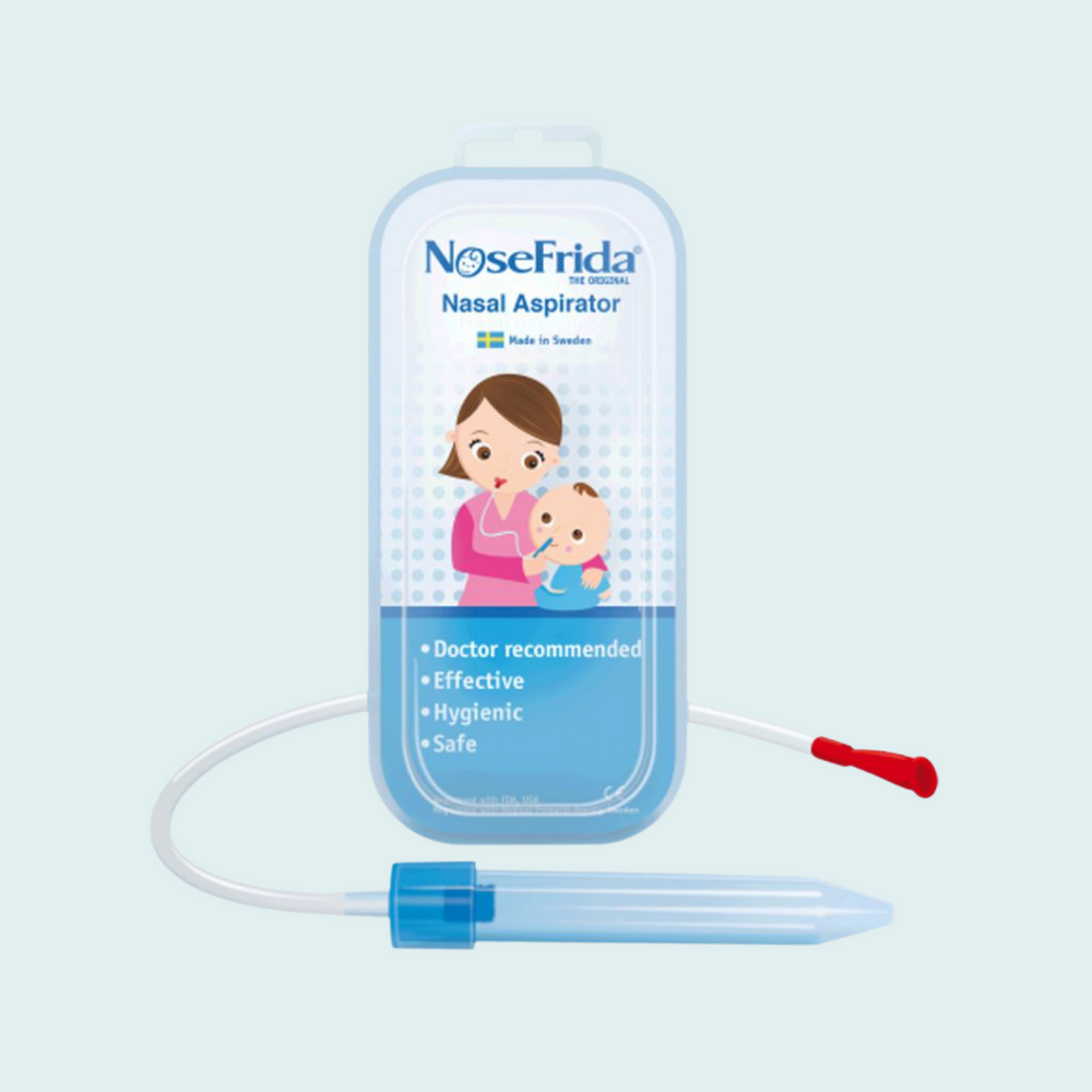 Nosefrida Newborn First Aid Kit ( Nosefrida Nasal Aspirator + Case , Windi  Gas & Colic Reliever , Extra Filter, and Saline Spray ) – Tickled Babies