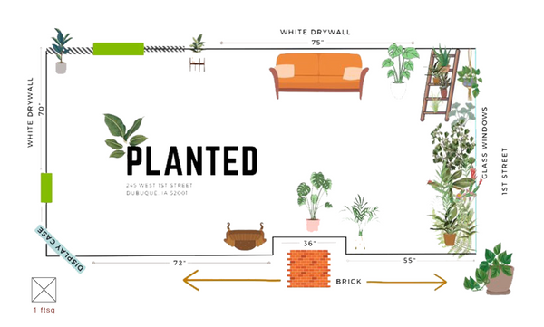 Planted Gallery Room Layout