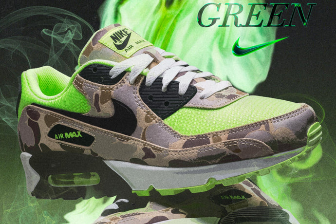 Nike Air Max 90 SP Ghost Green Camo Sneakers actus