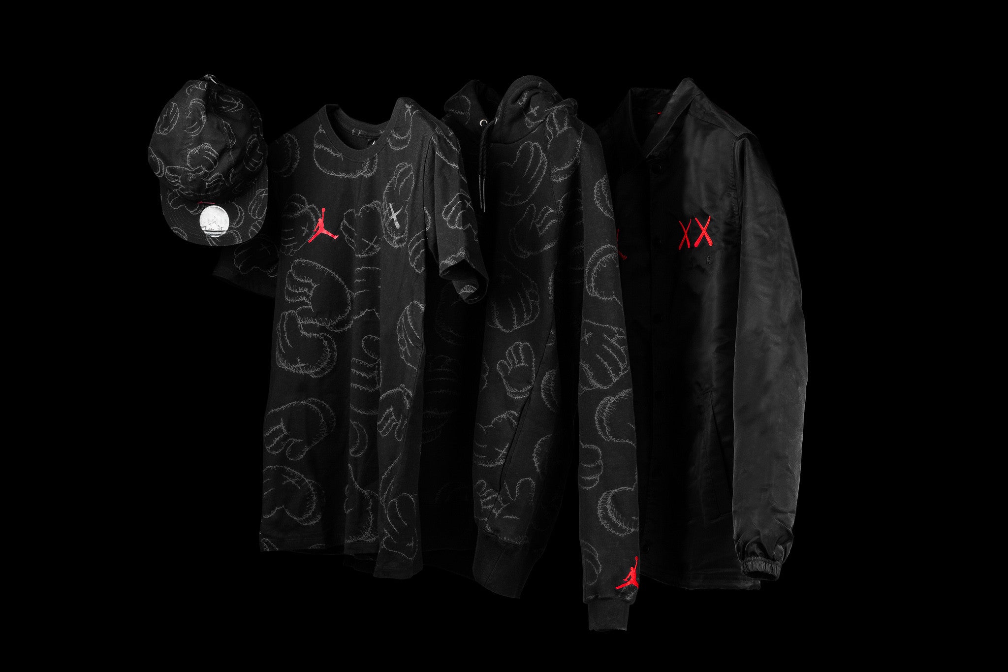 kaws x air jordan jacket