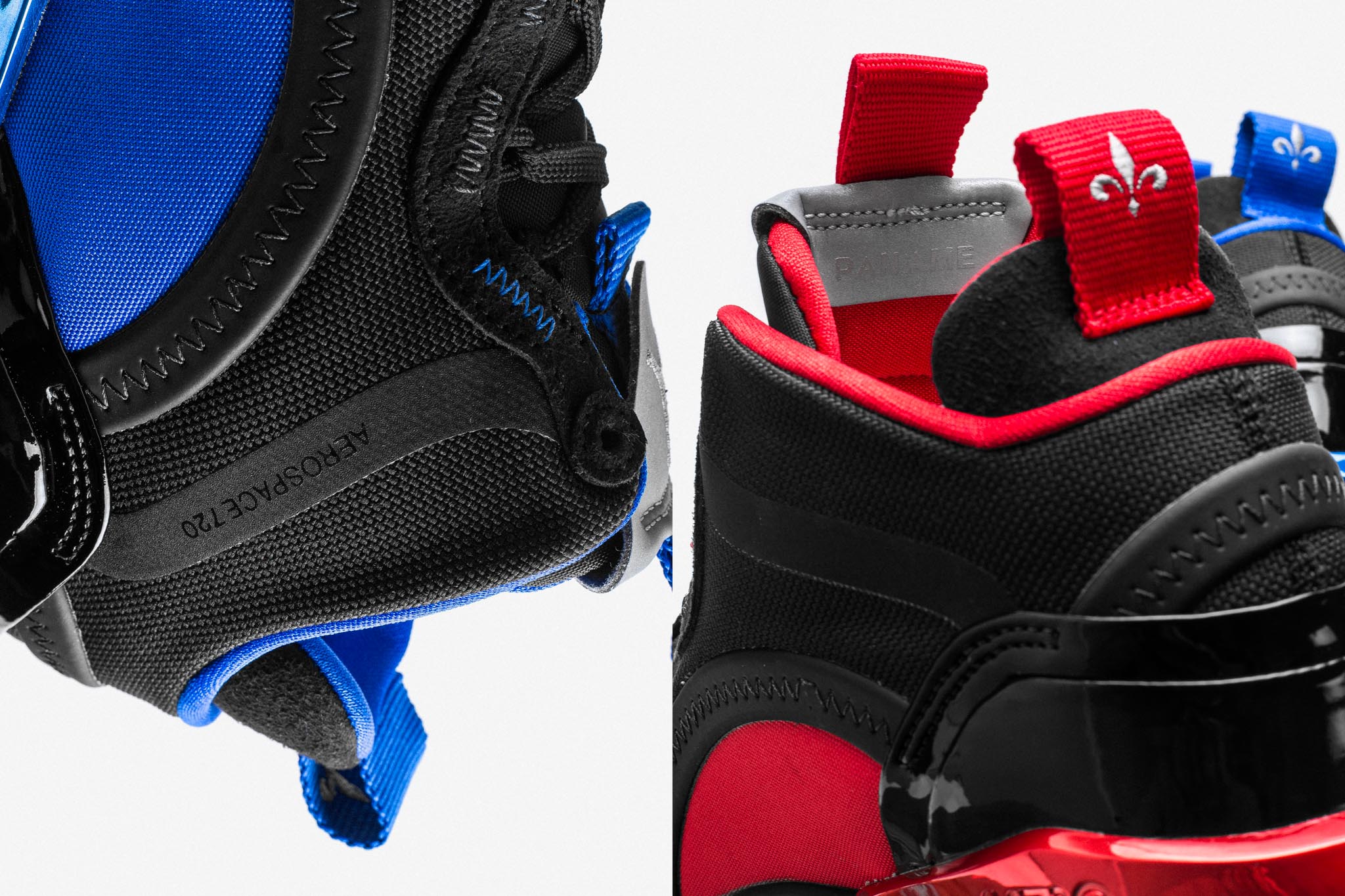 Jordan Men's Aerospace 720 Paris Saint-Germain Basketball Shoes in Blue/Black/Red Size 10.5 | Leather