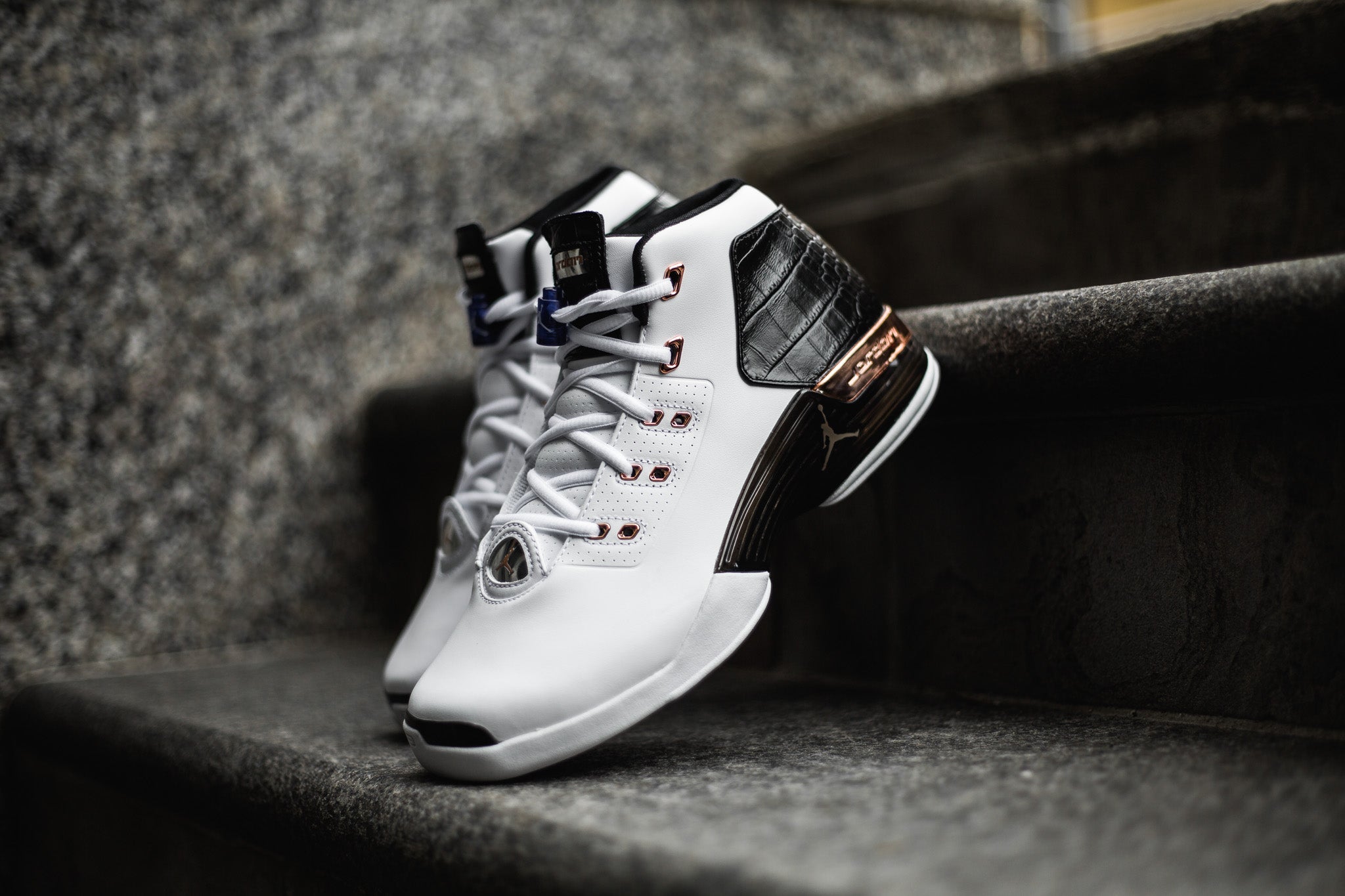 The Copper Air Jordan 17 is now arriving to retailers like Shoe Palace for  its launch on April 9th