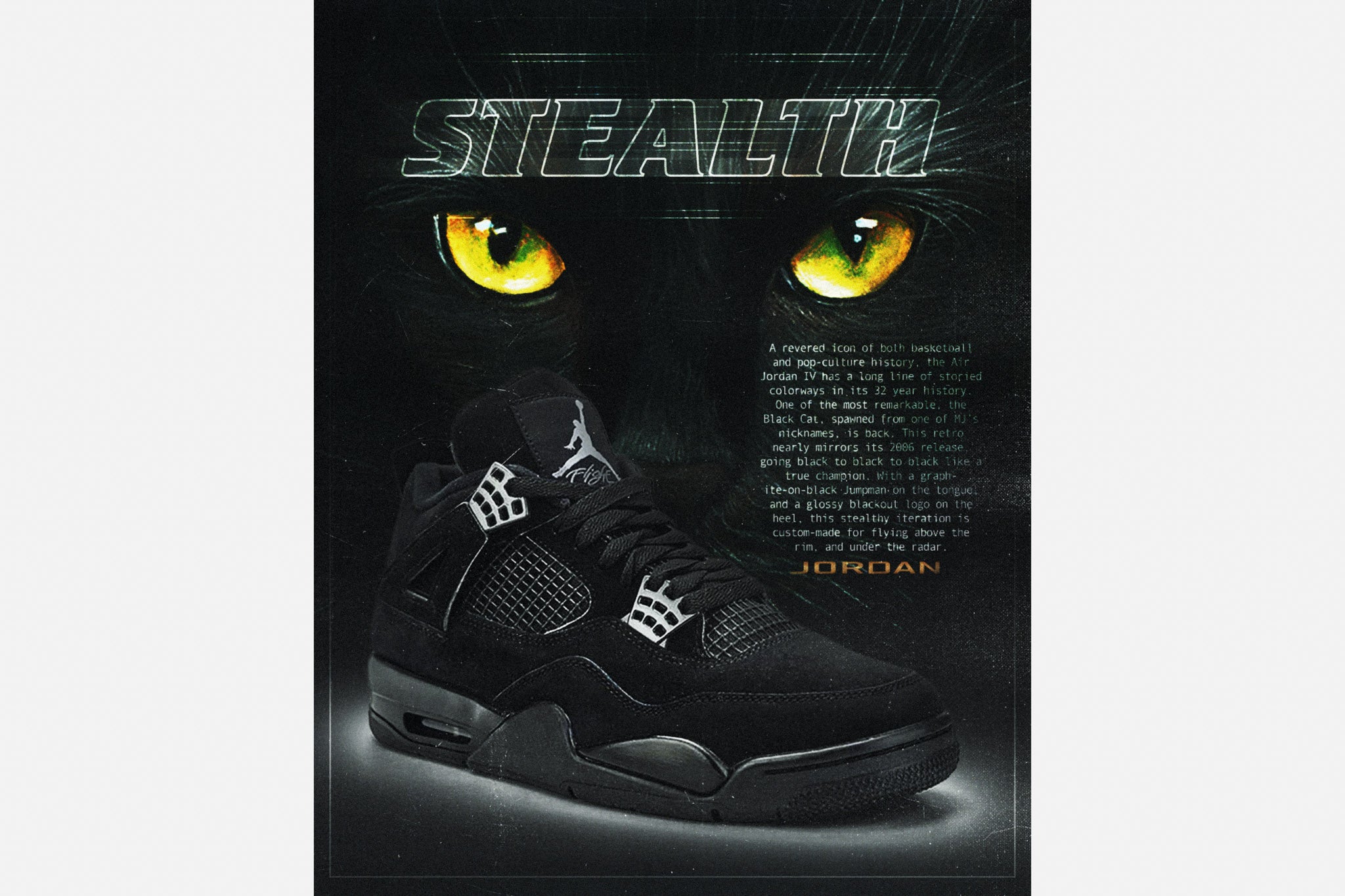 retro jordan 4 black cat