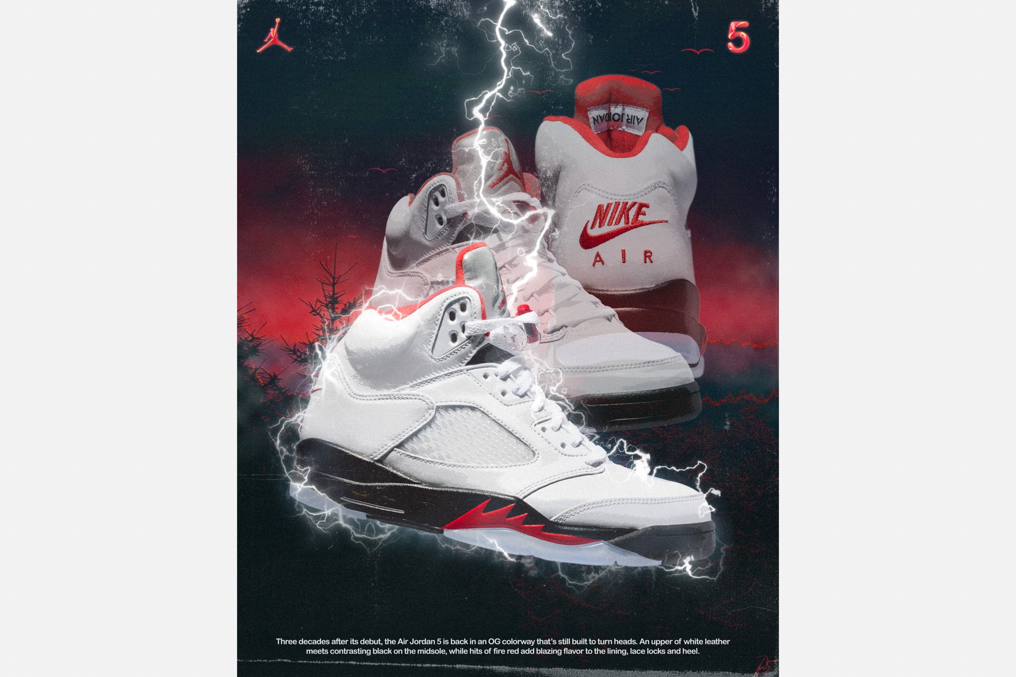 jordan v retro fire red