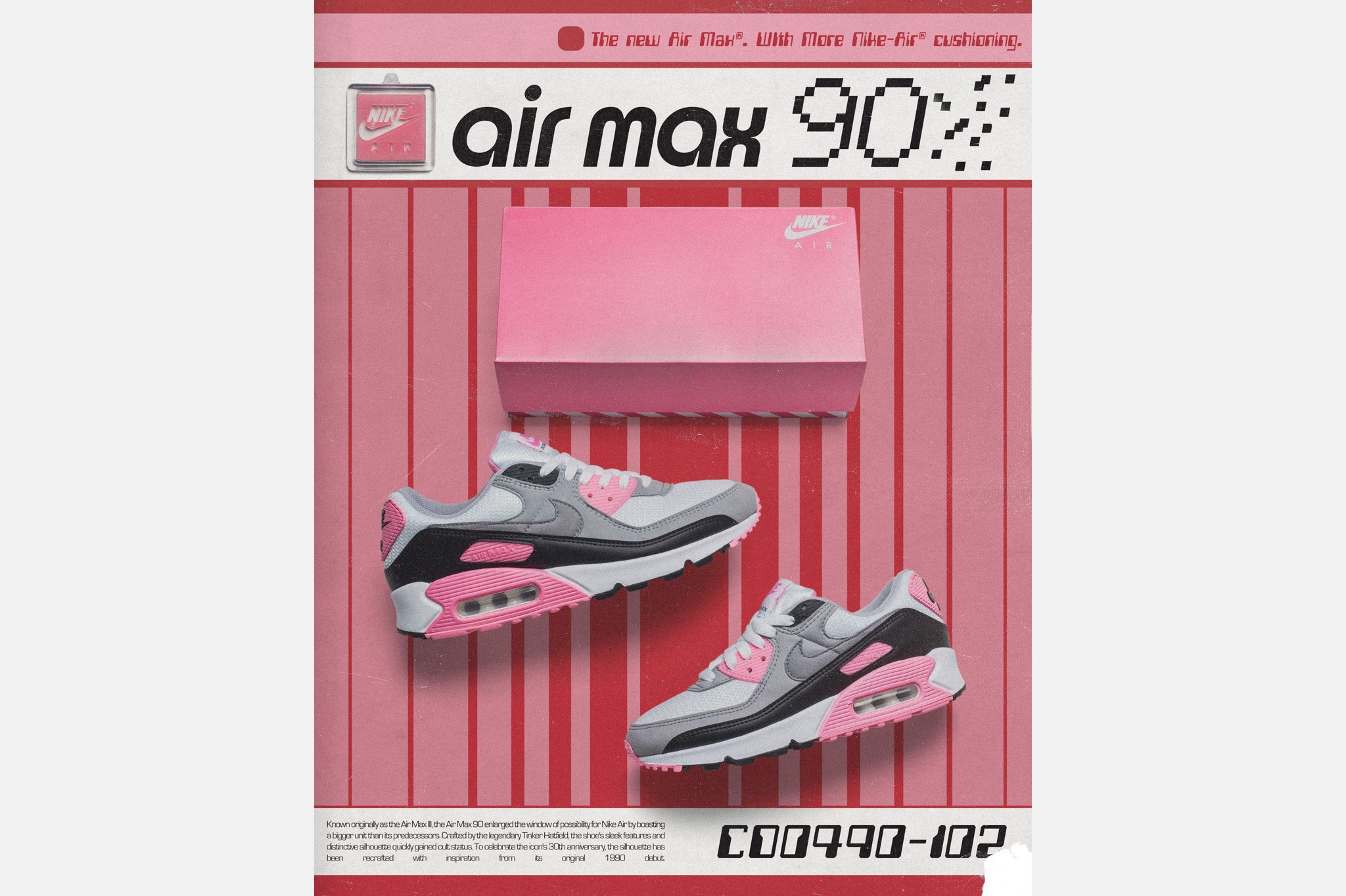 nike 90 rose