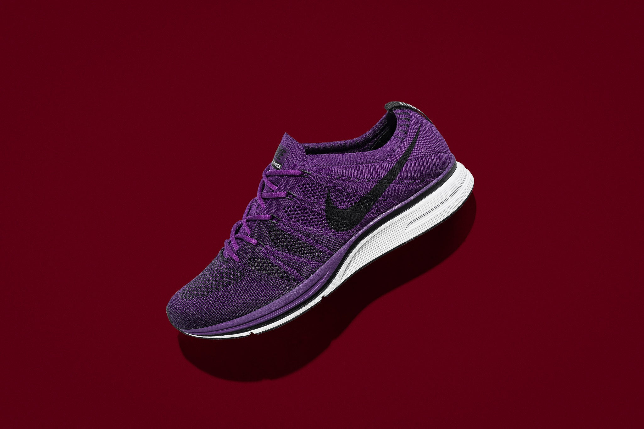 nike flyknit trainer night purple