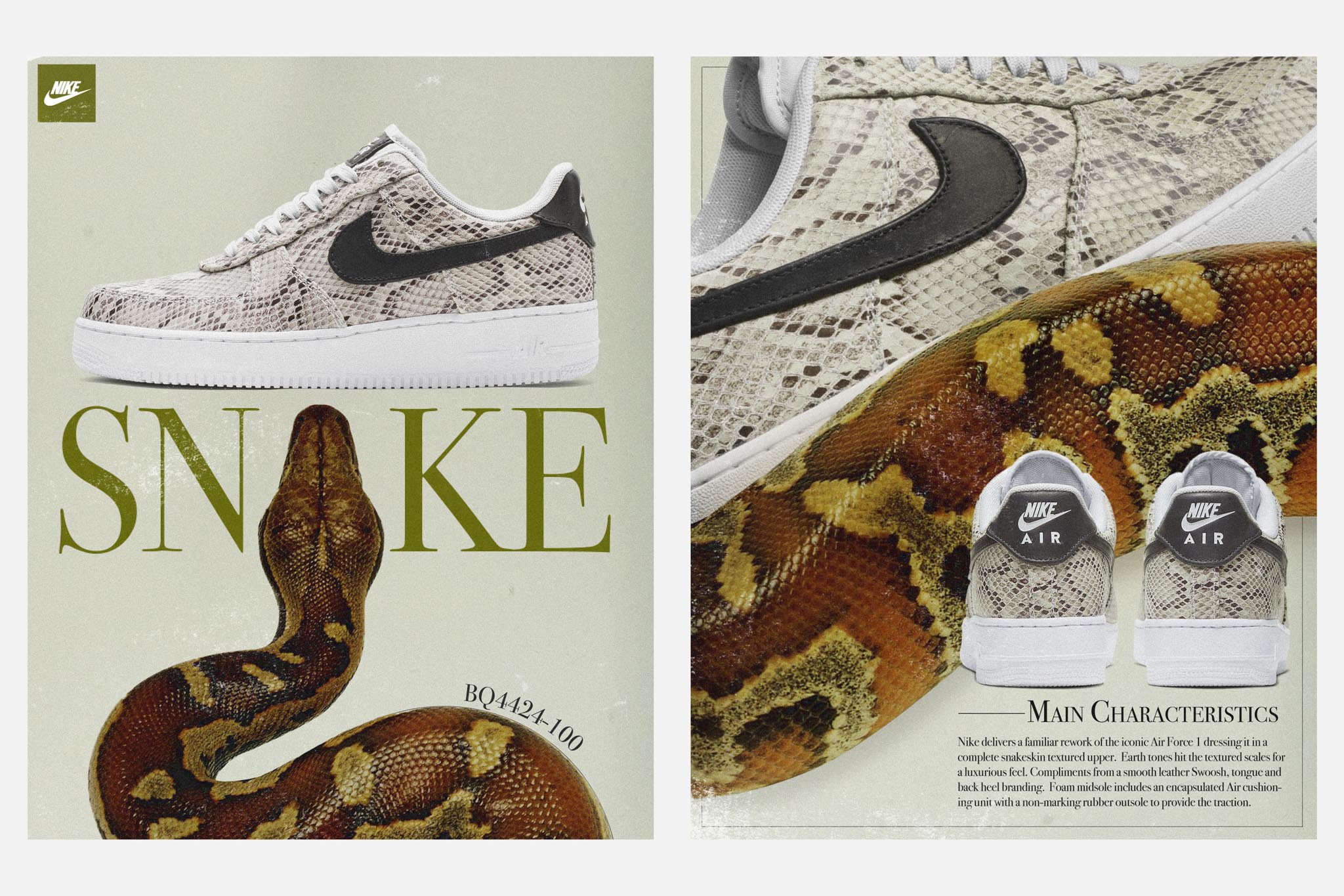 air force 1 07 prm snakeskin