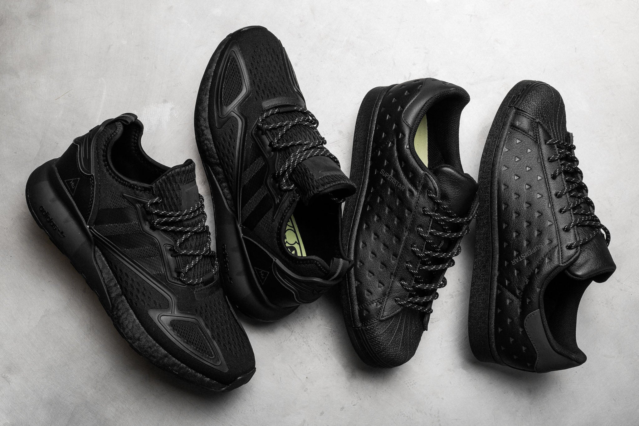 Pharrell Wililams x adidas Triple Black Collection