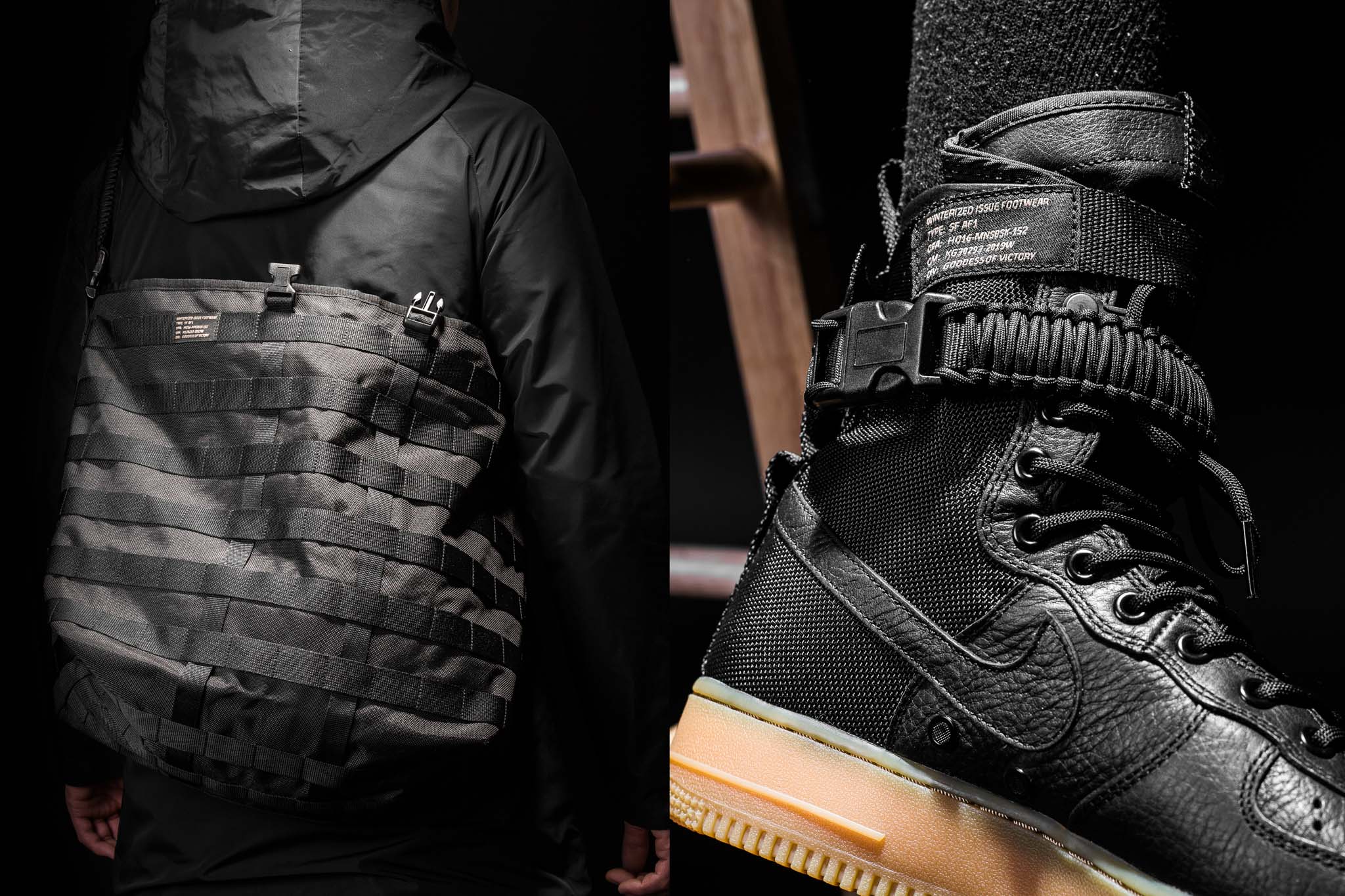 nike special field air force 1 high black