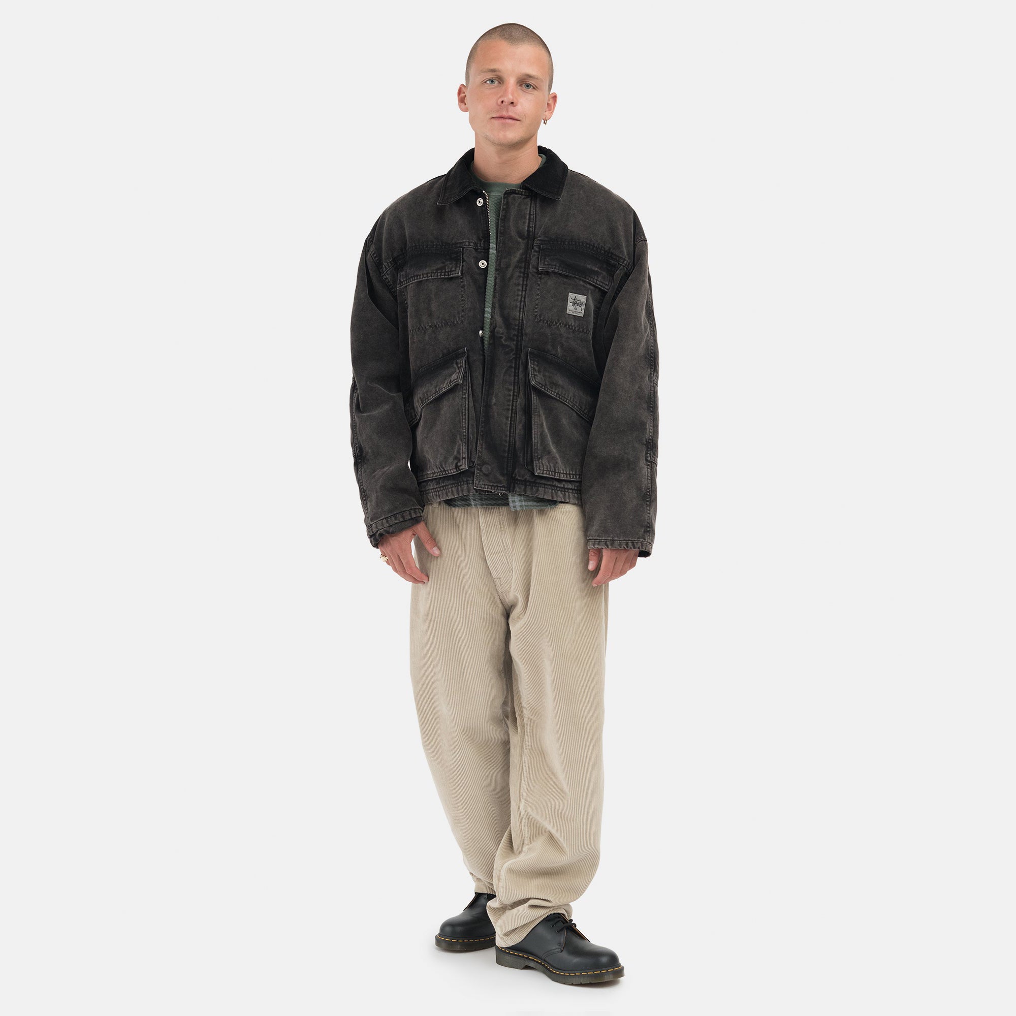 Stussy WASHED CANVAS SHOP JACKET equaljustice.wy.gov