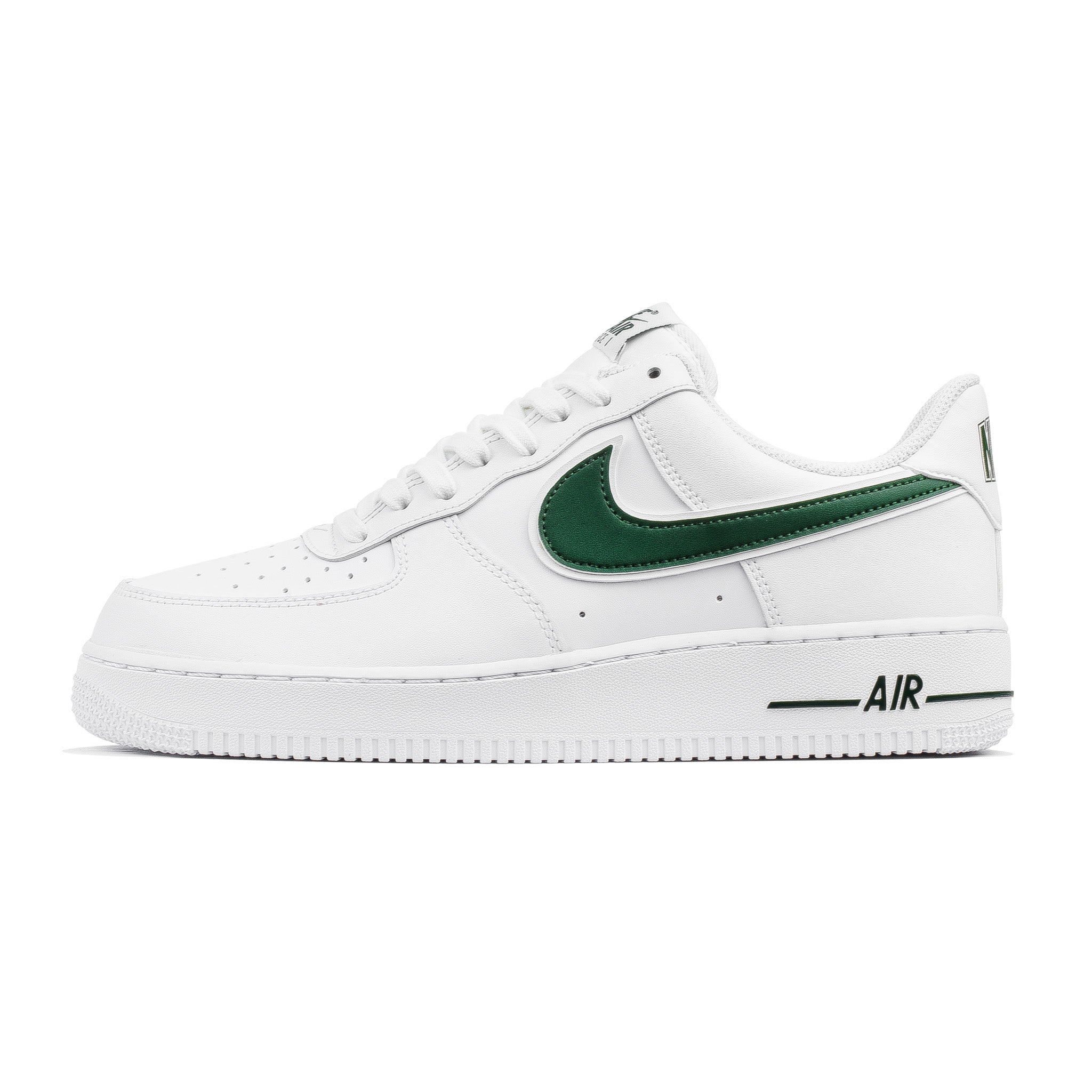 nike air force 1 with green tick