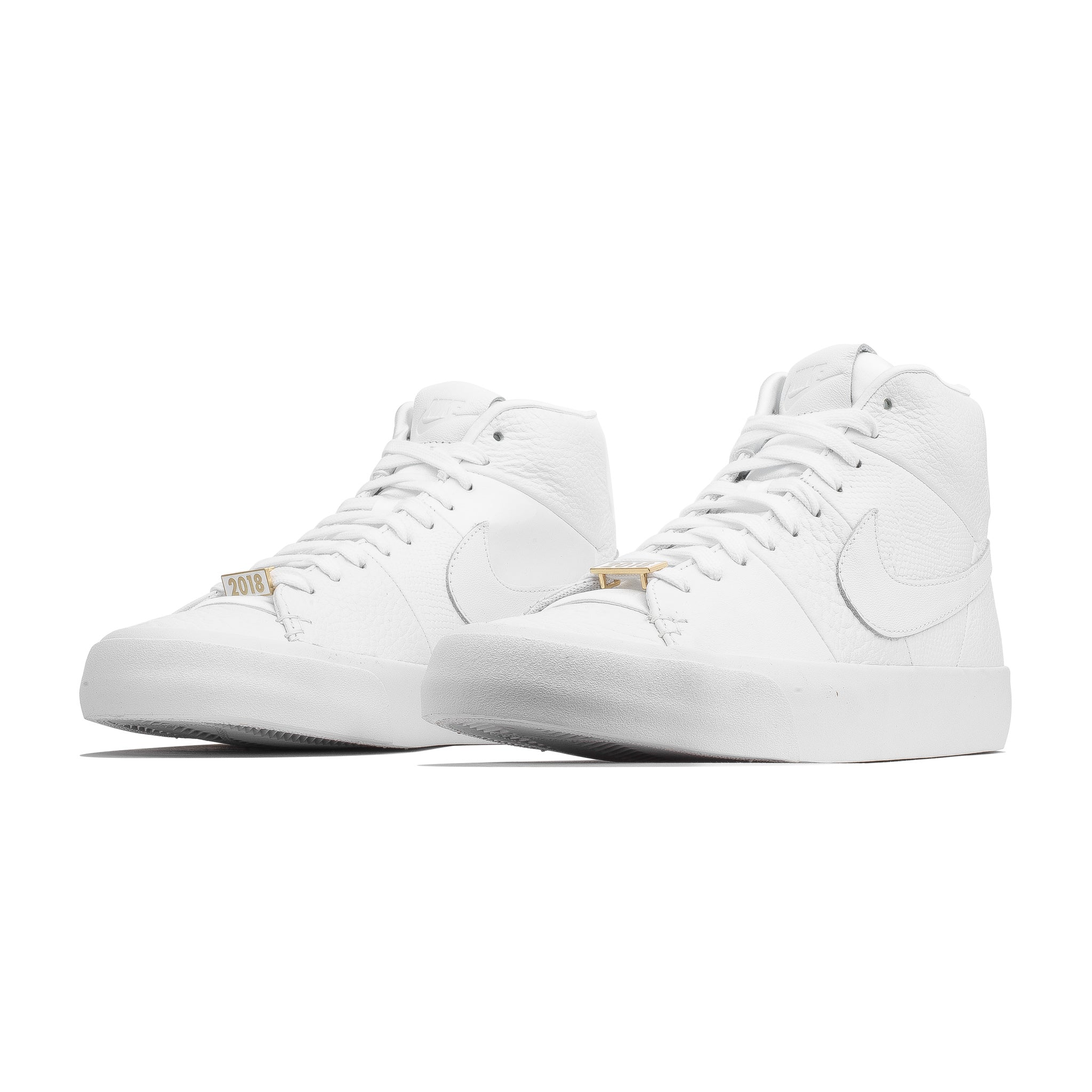 nike blazer royal qs triple white