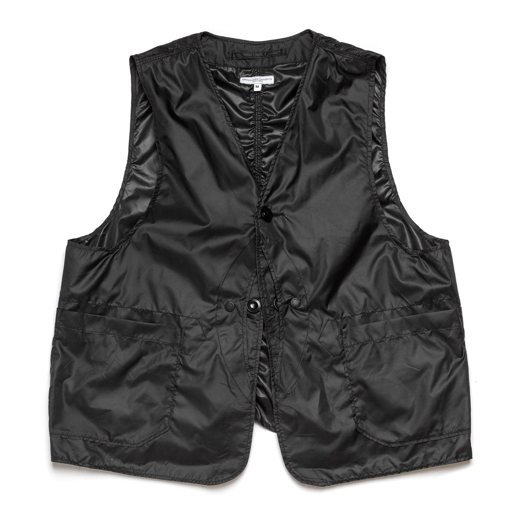 Upland Vest 21S1C005-ZT125 Polyester Taffeta Black – Capsule