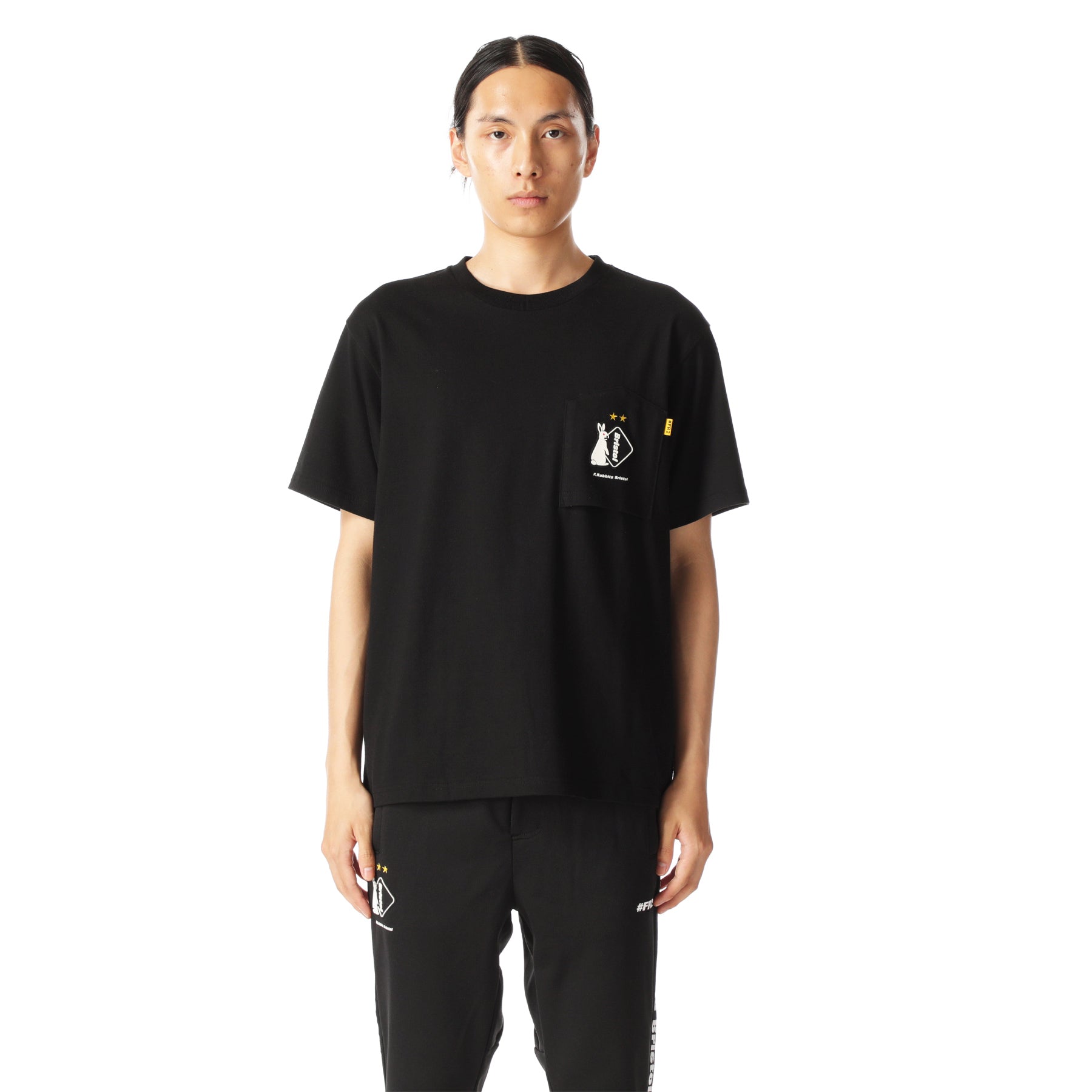 x FCRB Pocket Tee FRC1110 Black – Capsule