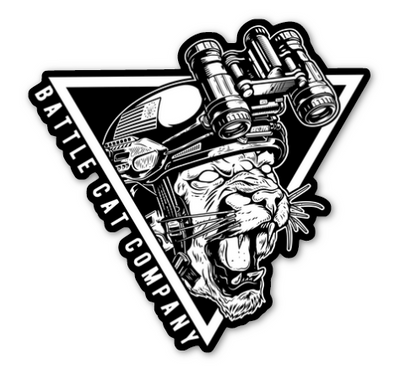 Tactical Battle Cat 2.0 Sticker – Battle Cat Co.