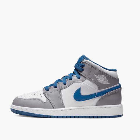 Jordan 1 Mid GS True Blue