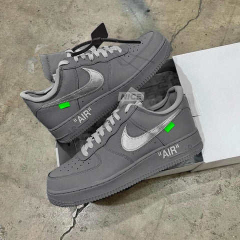 Off White Nike air force 1 ghost green