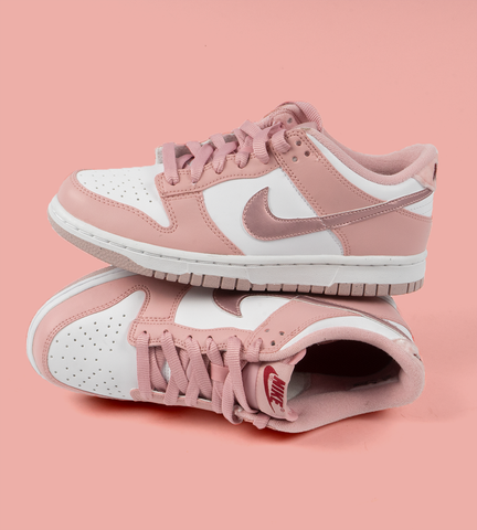 Shop The Nike Dunk Low Pink Velvet GS Grade School Here at King Of Kicks