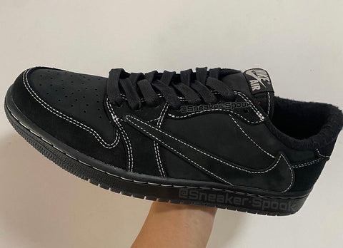 Nike Air Force 1 Low Split Black Phantom