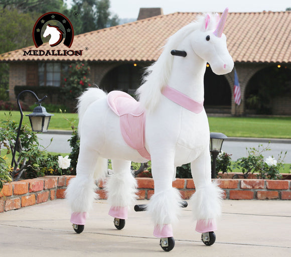 medallion unicorn ride on