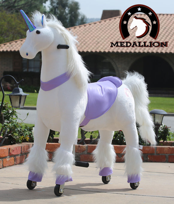 medallion ride on unicorn