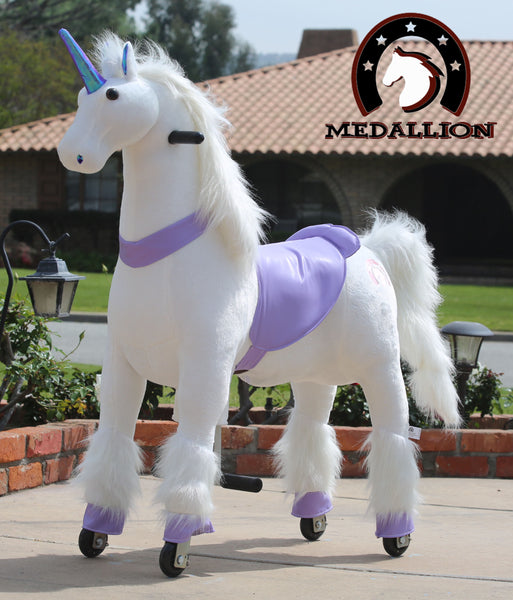 medallion ride on toy horse