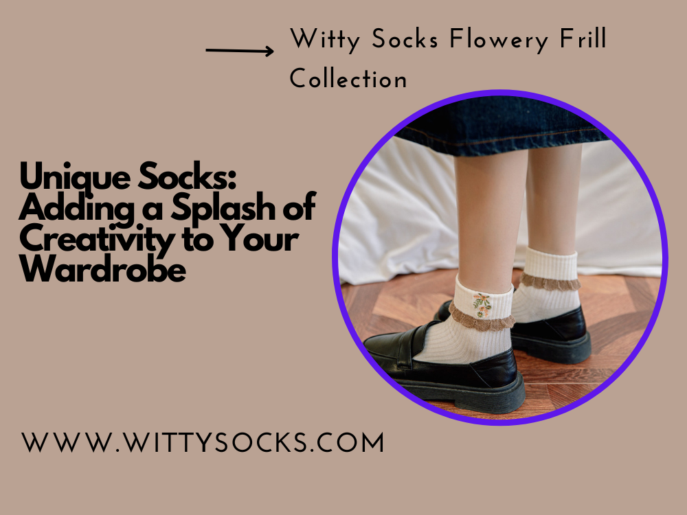 Witty Socks Flowery Frill Collection