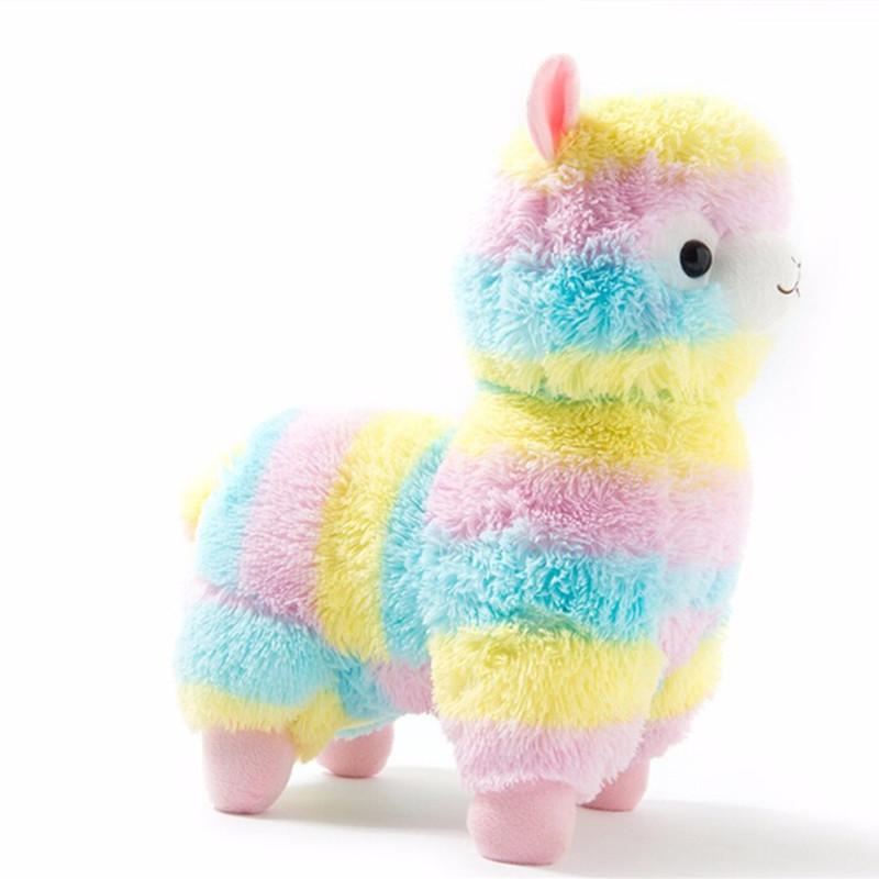 giant rainbow llama stuffed animal