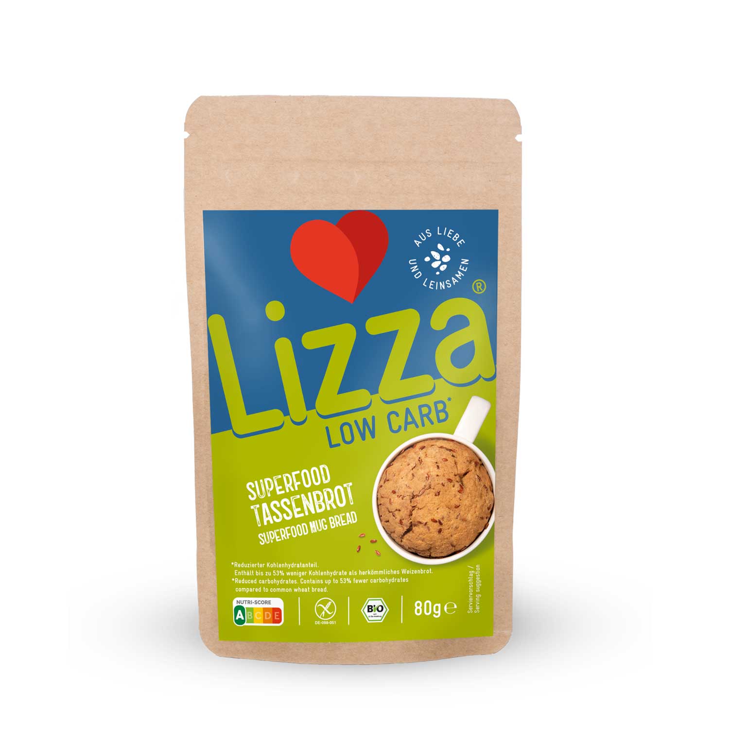 LIZZA (EU) Superfood Mug Bread »