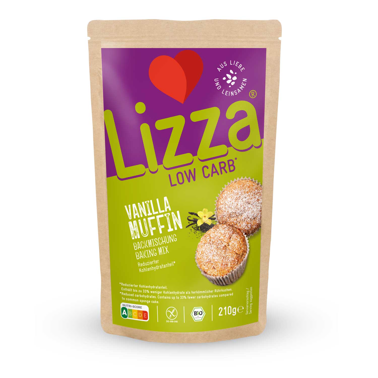 LIZZA (EU) Vanilla Muffin Baking Mix »
