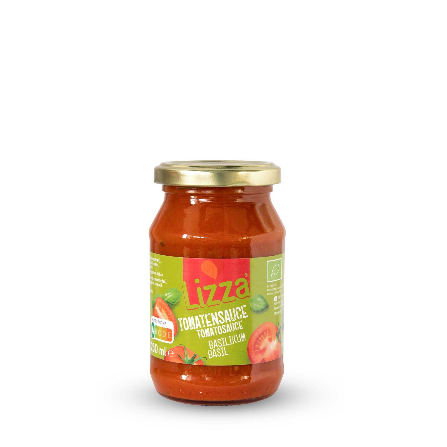 Lizza Organic Tomato Sauce » Gluten Free, Low Sugar, Soy Free