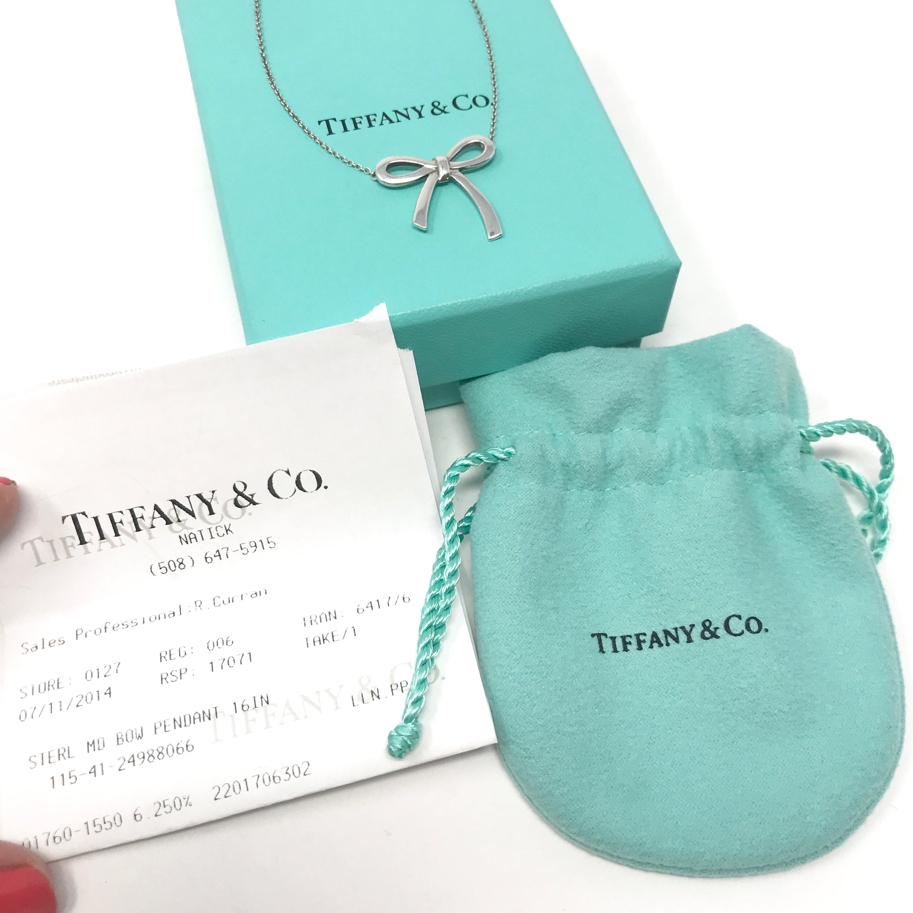 tiffany and co box bow