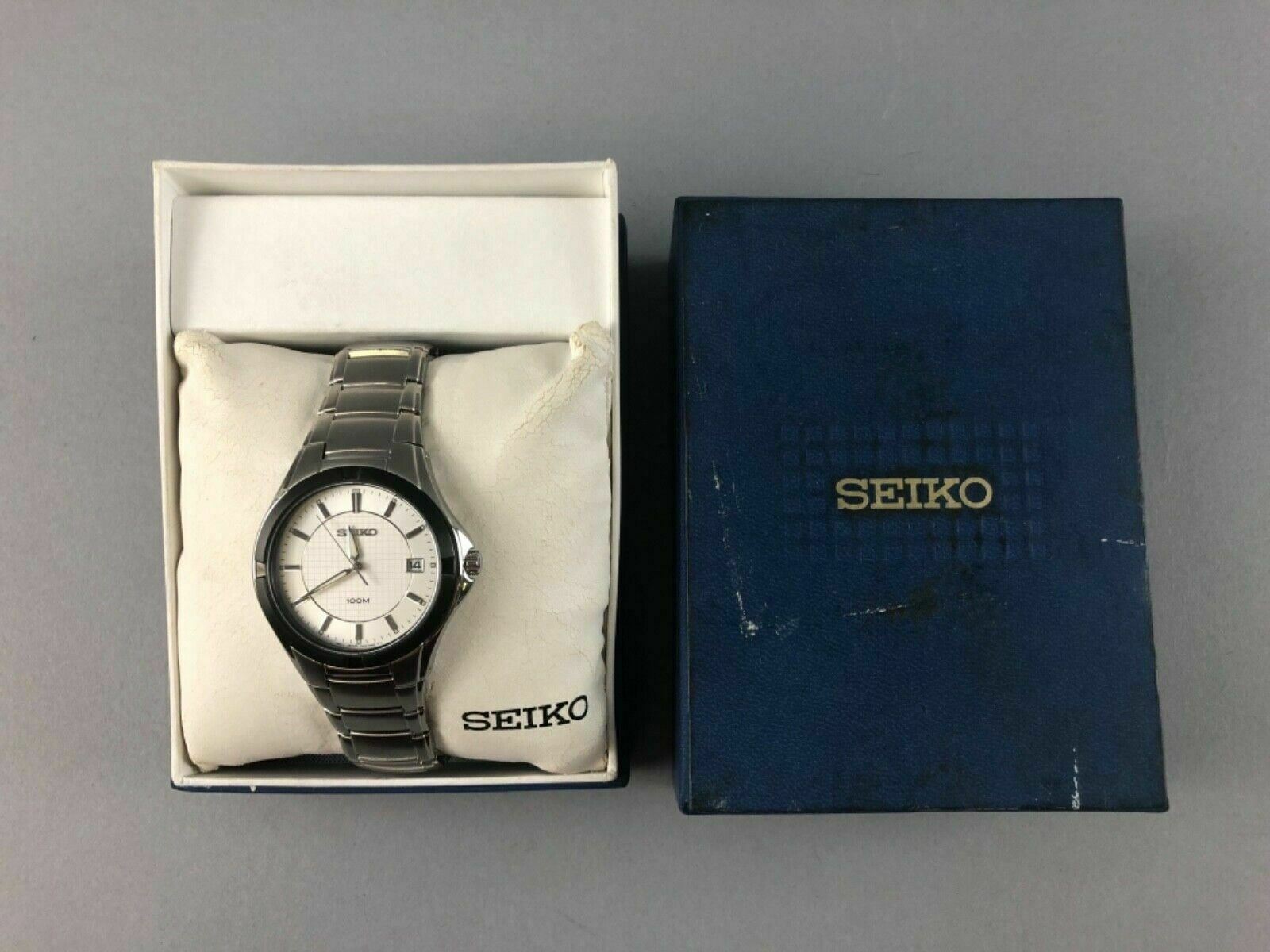 SEIKO SGED97 MEN'S WRIST WATCH 7N42-0DW0 - LOT 3513 – The Original Antique  Emporium