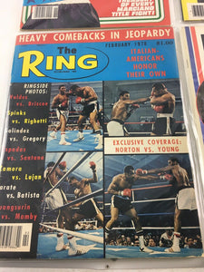 Assorted Lot Of 5 Vintage Boxing Magazines-1961-78 MINT-5488