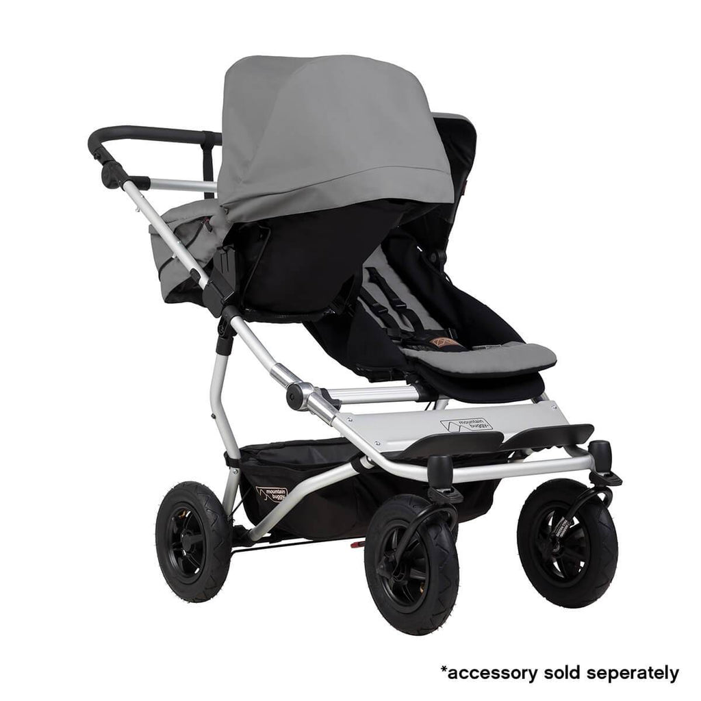 side by side double stroller with carseat attachment