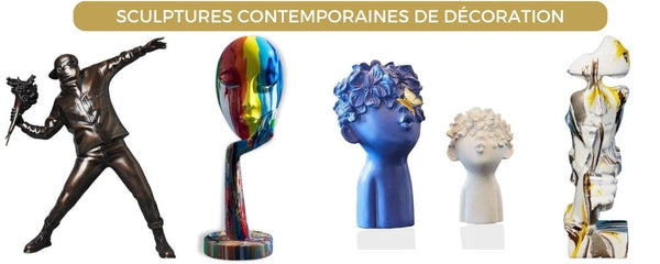 sculptures contemporaines decoration